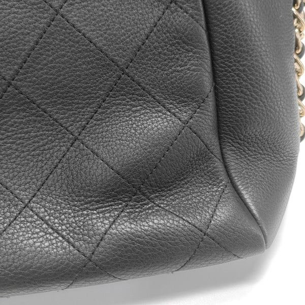 BOWLING Quilted Calfskin Black