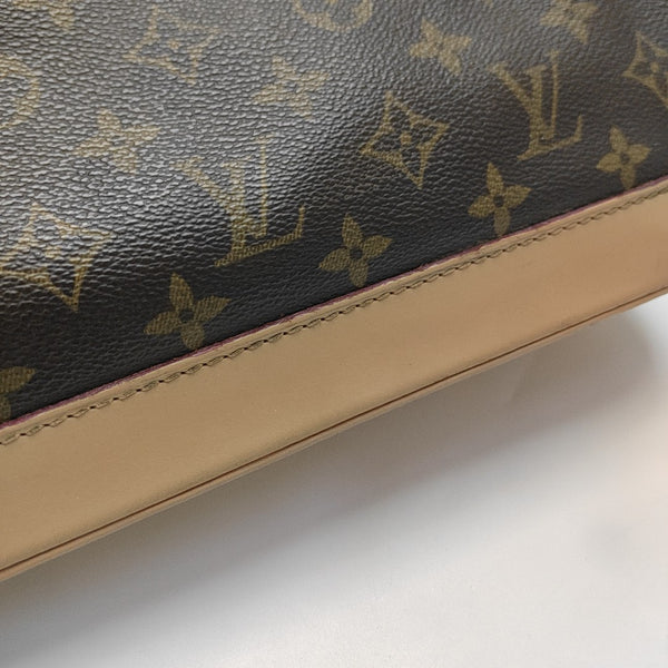 ALMA PM Monogram Coated Canvas Brown