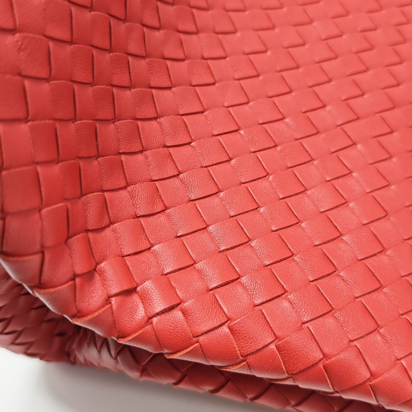 Lambskin Tote Bag Red