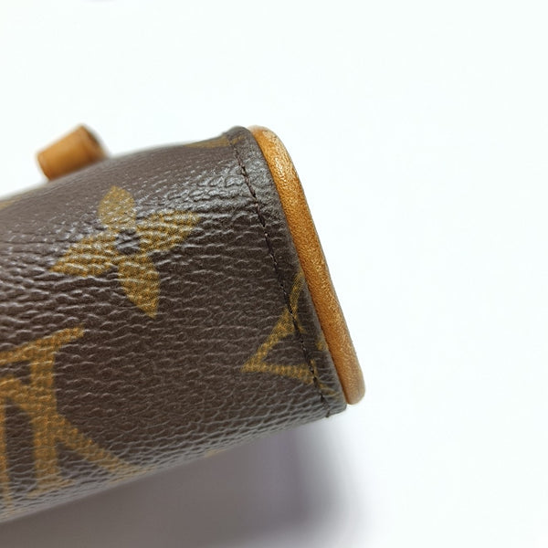 FLORENTINE Monogram Coated Canvas Brown