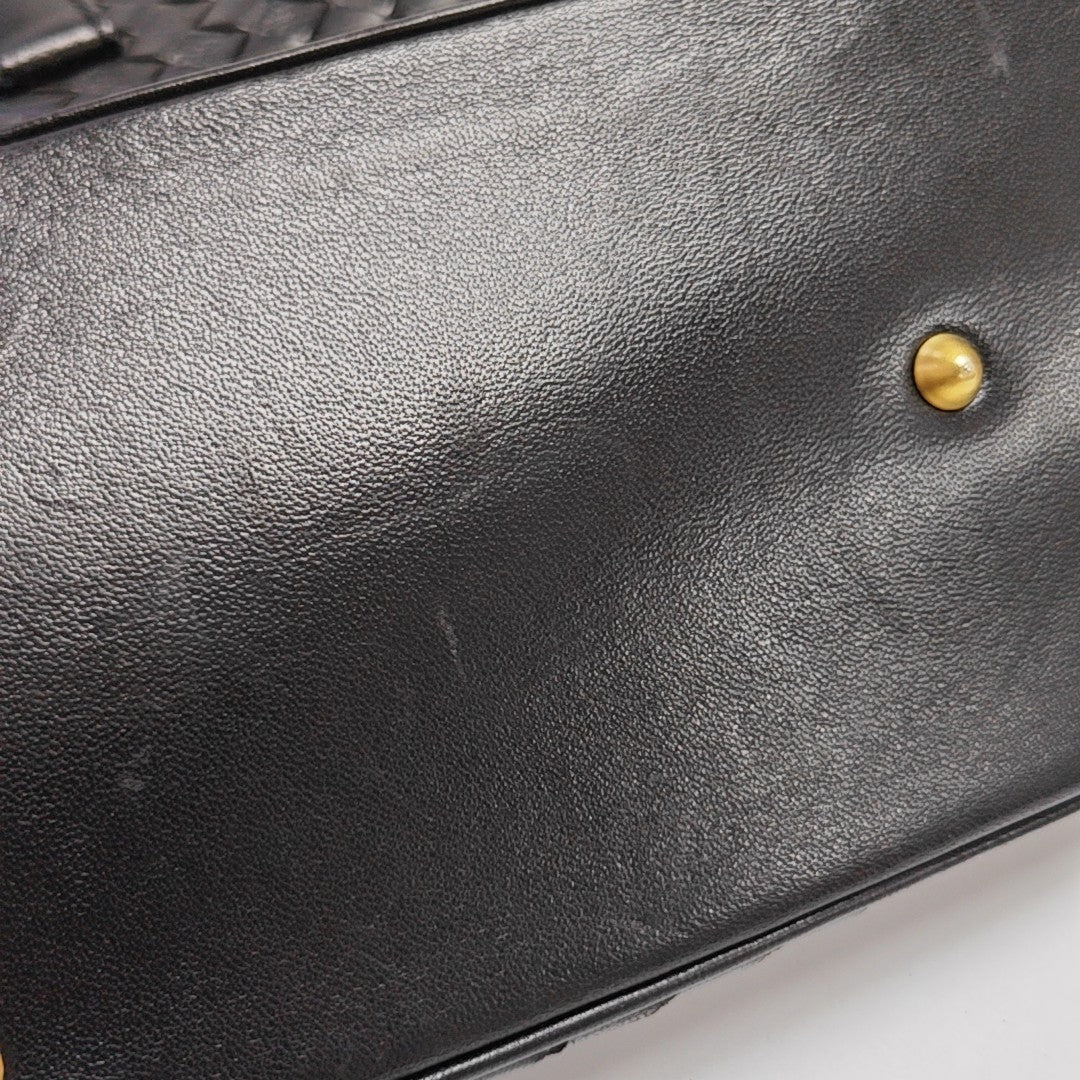 Calfskin Shoulder Bag Black