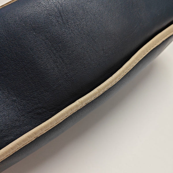 Calfskin Shoulder Bag Blue