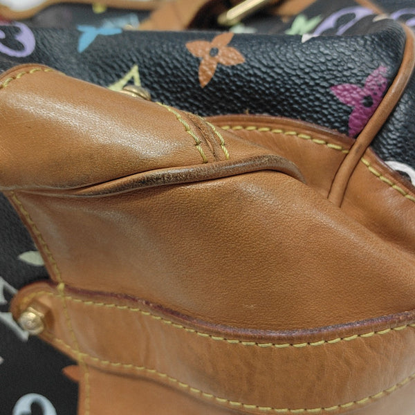 LV × TM GRETA Monogram Coated Canvas Black