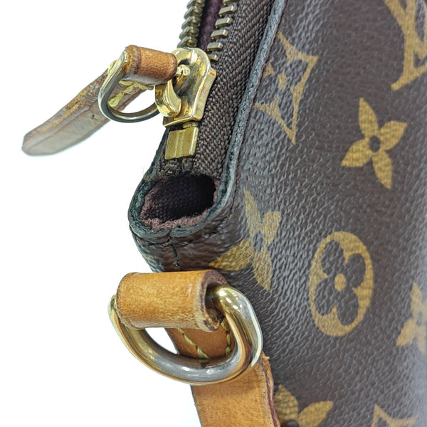 BOETIE PM Monogram Coated Canvas Brown
