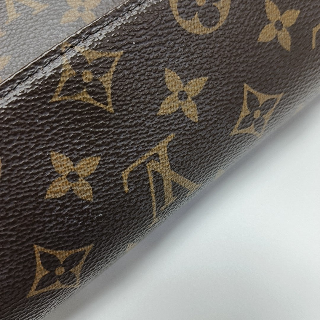 IVY Monogram Coated Canvas Brown