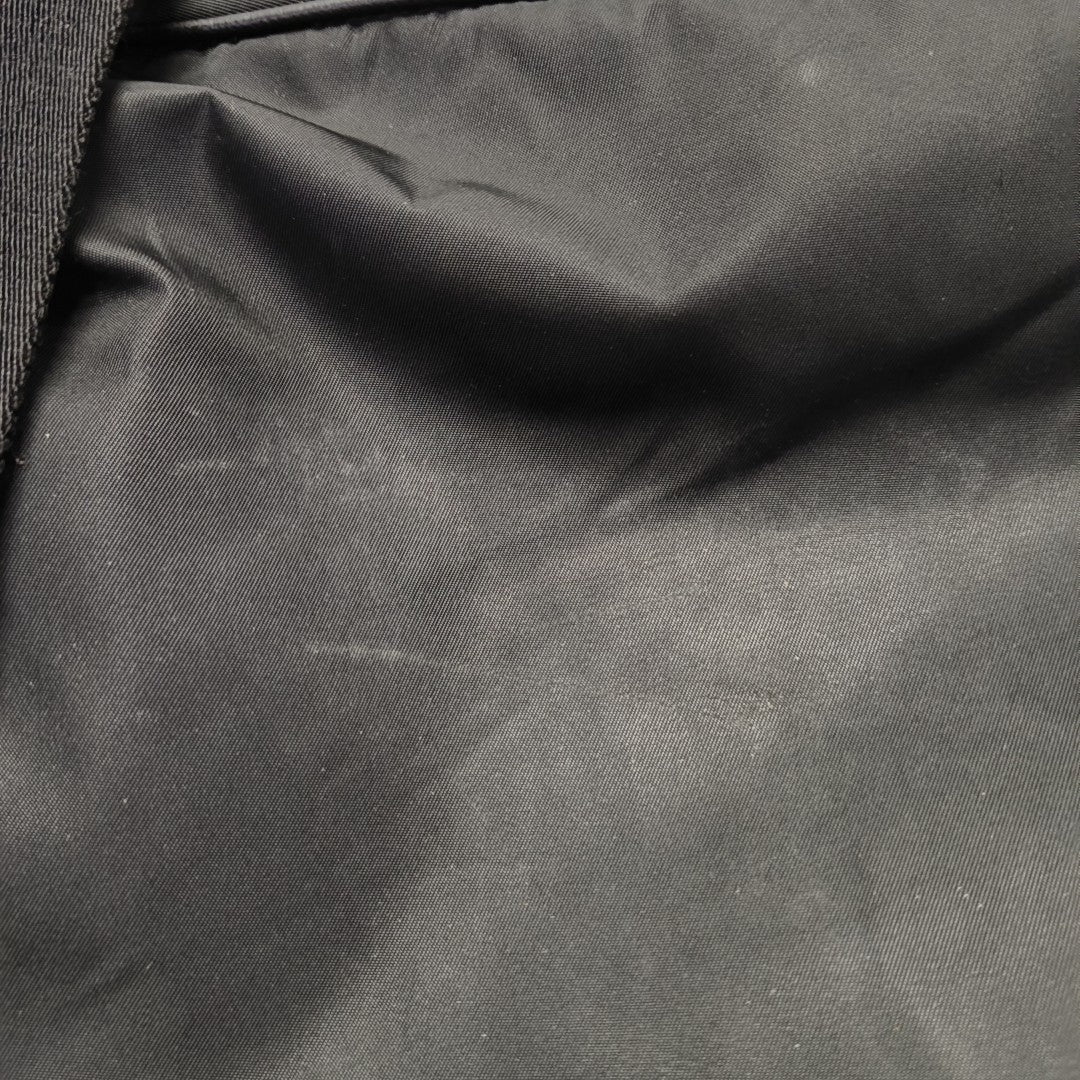 Nylon Shoulder Bag Black