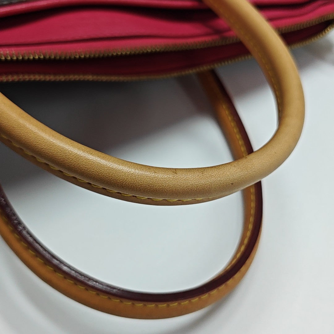 PALLAS MM Monogram Coated Canvas Brown