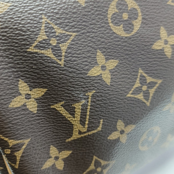 SPEEDY 25 Monogram Coated Canvas Brown