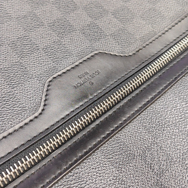 STEEVE Damier Graphite Coated Canvas Gray
