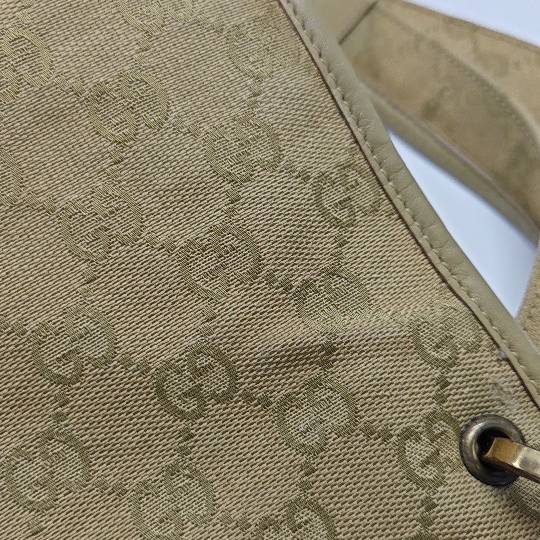 Monogram Canvas Tote Bag Beige