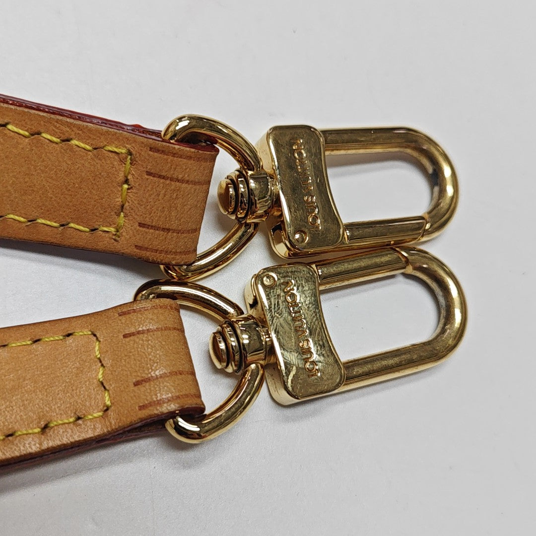 LV × TM SHARLEEN GM Monogram Coated Canvas White