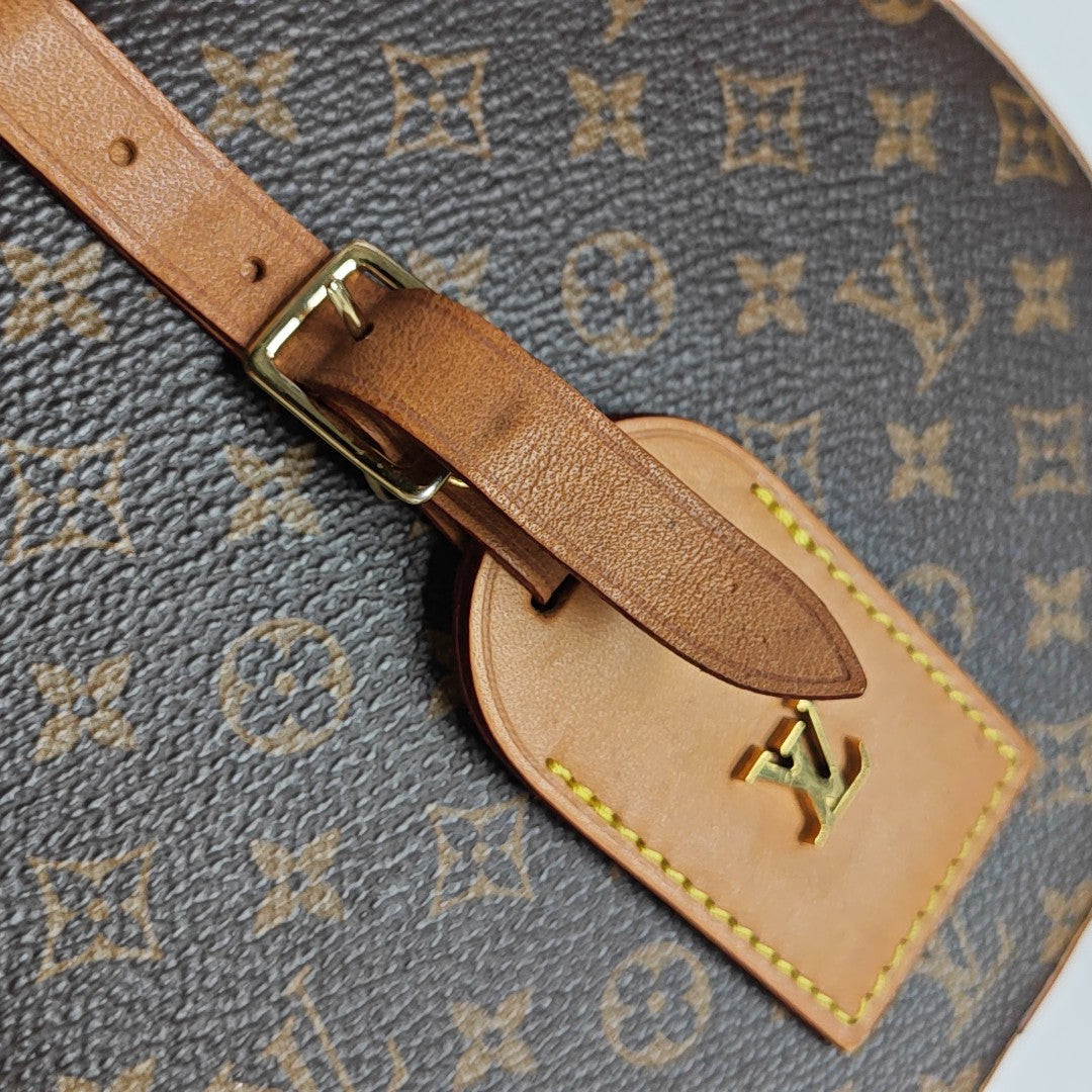 BOITE CHAPEAU PM Monogram Coated Canvas Brown