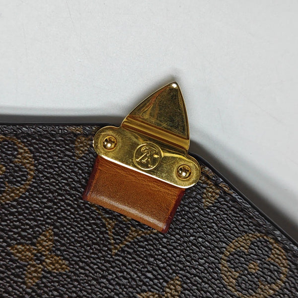 MÉTIS MM Monogram Coated Canvas Brown