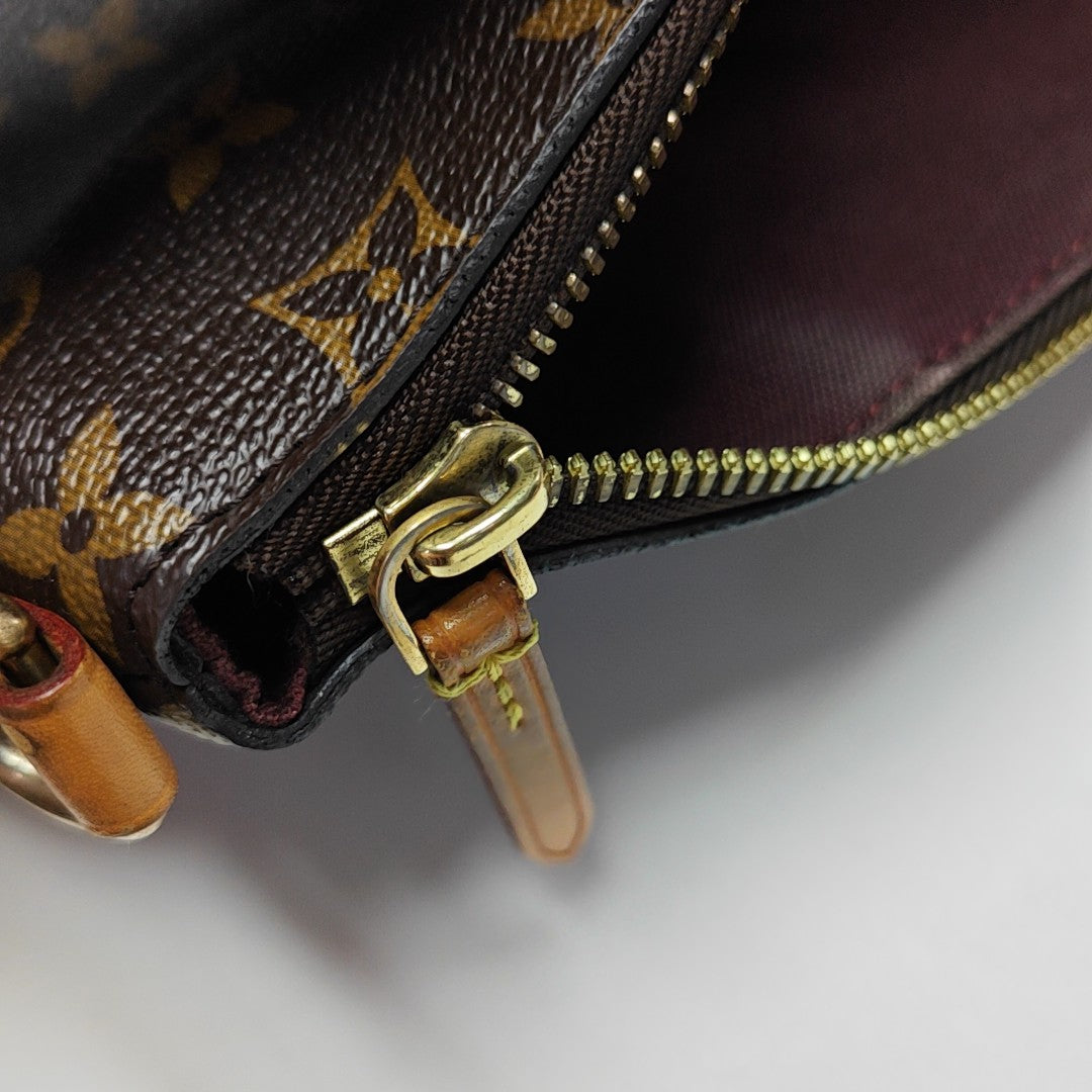 TURENNE MM Monogram Coated Canvas Brown