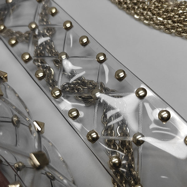 Spike Up Quilted Special Material Clear
