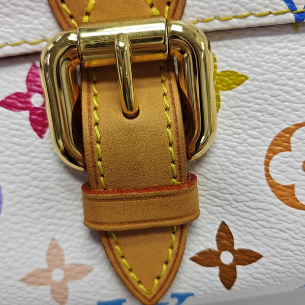 LV × TM ELIZA Monogram Coated Canvas White