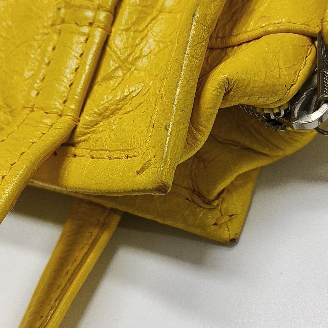 Bazar Quilted Calfskin Yellow