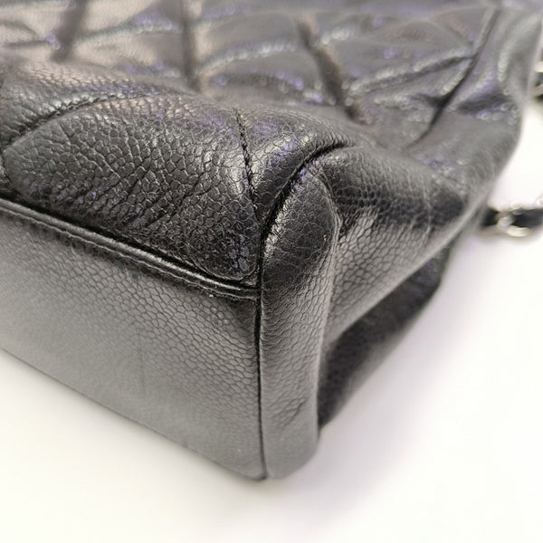 Quilted Grained Calfskin Black