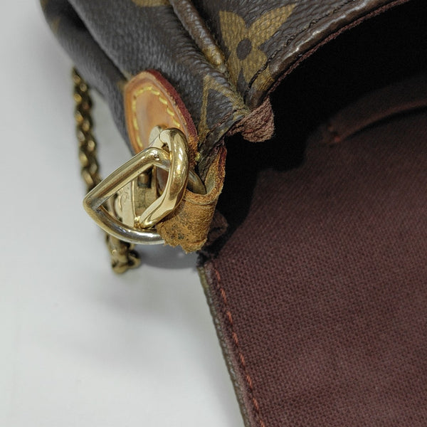 FAVORITE PM Monogram Coated Canvas Brown
