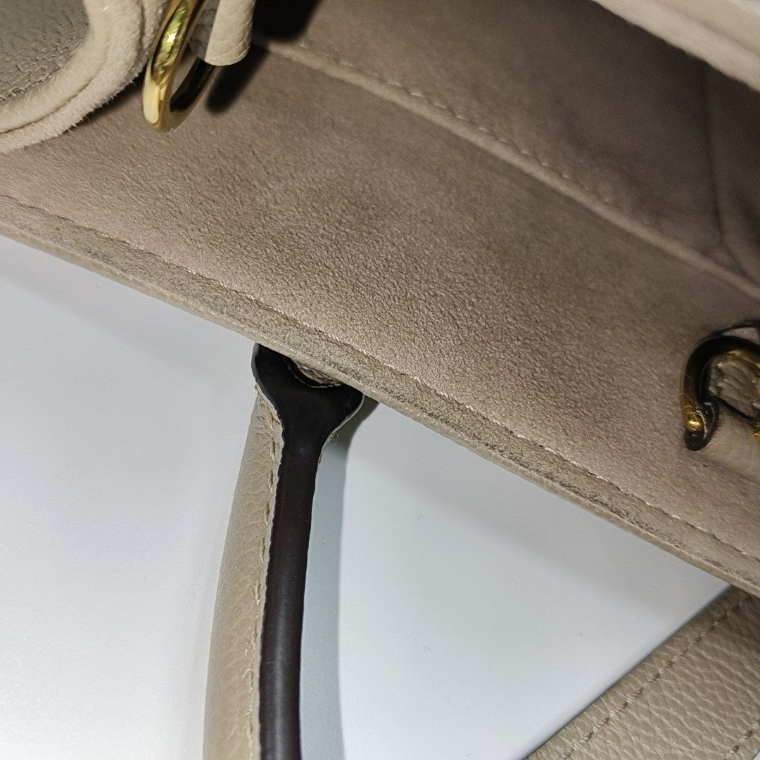 ONTHEGO PM Monogram Calfskin Gray