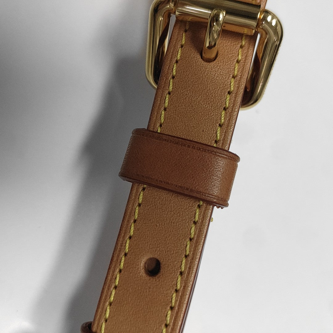 SAUMUR BB Monogram Coated Canvas Brown