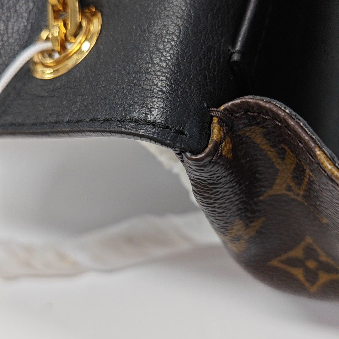 MARCEAU Monogram Coated Canvas Brown