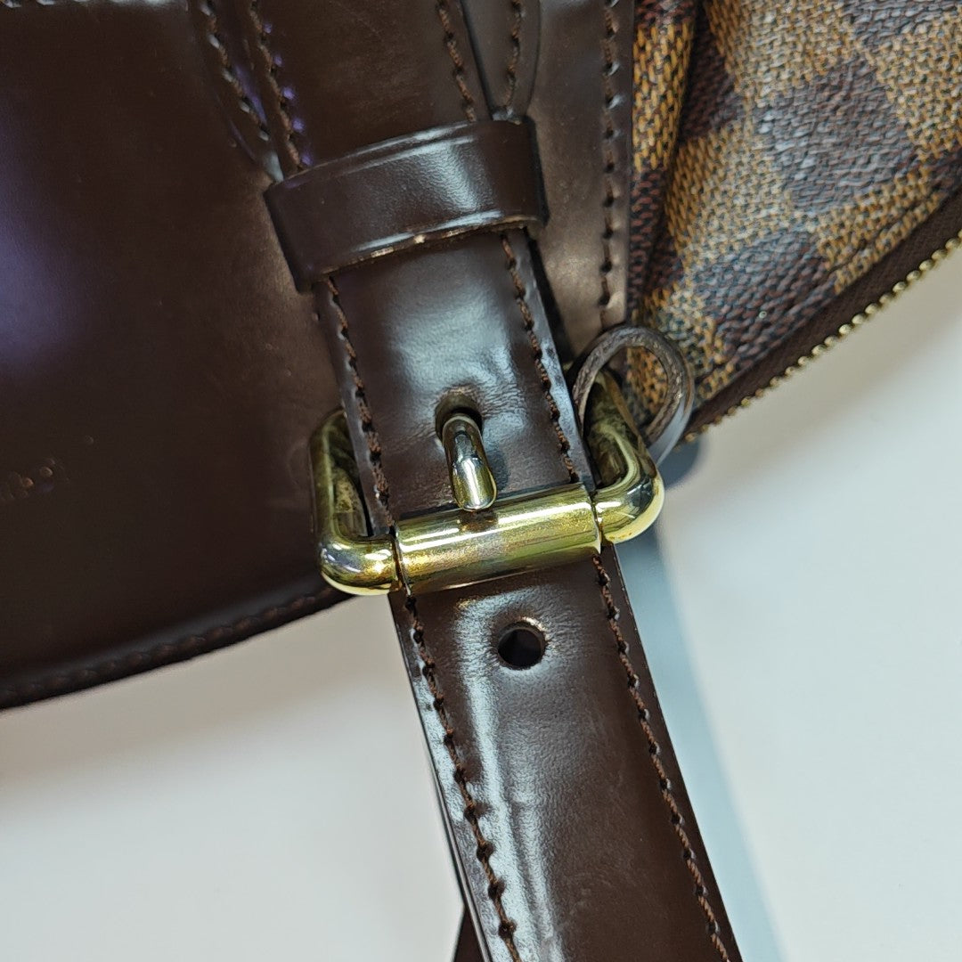 VERONA MM Damier Ebene Coated Canvas Brown