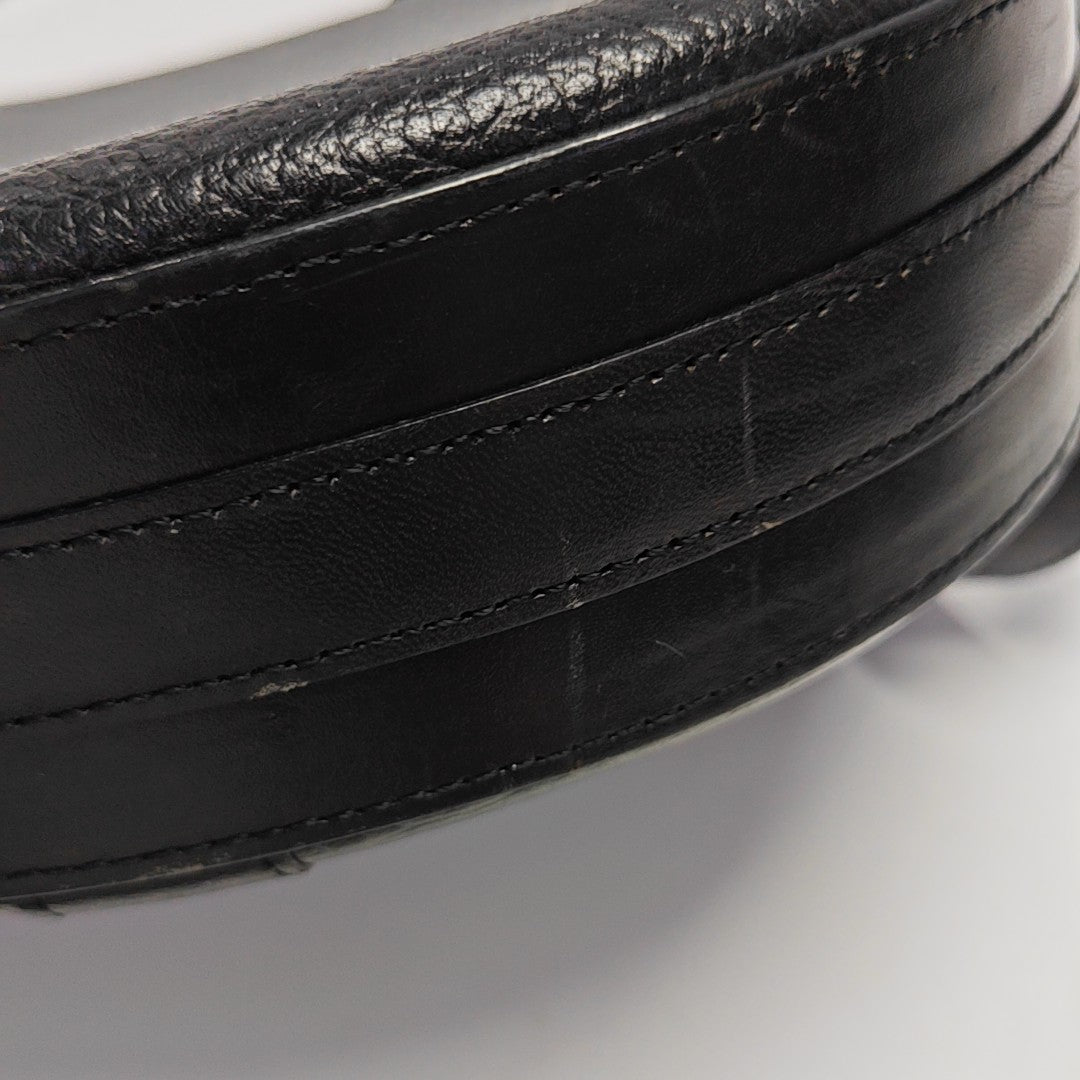 Calfskin Shoulder Bag Black