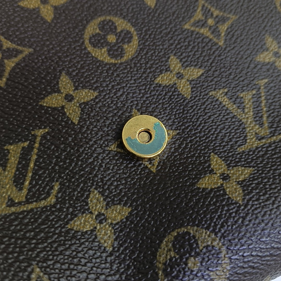 MUSETTE TANGO PM Monogram Coated Canvas Brown