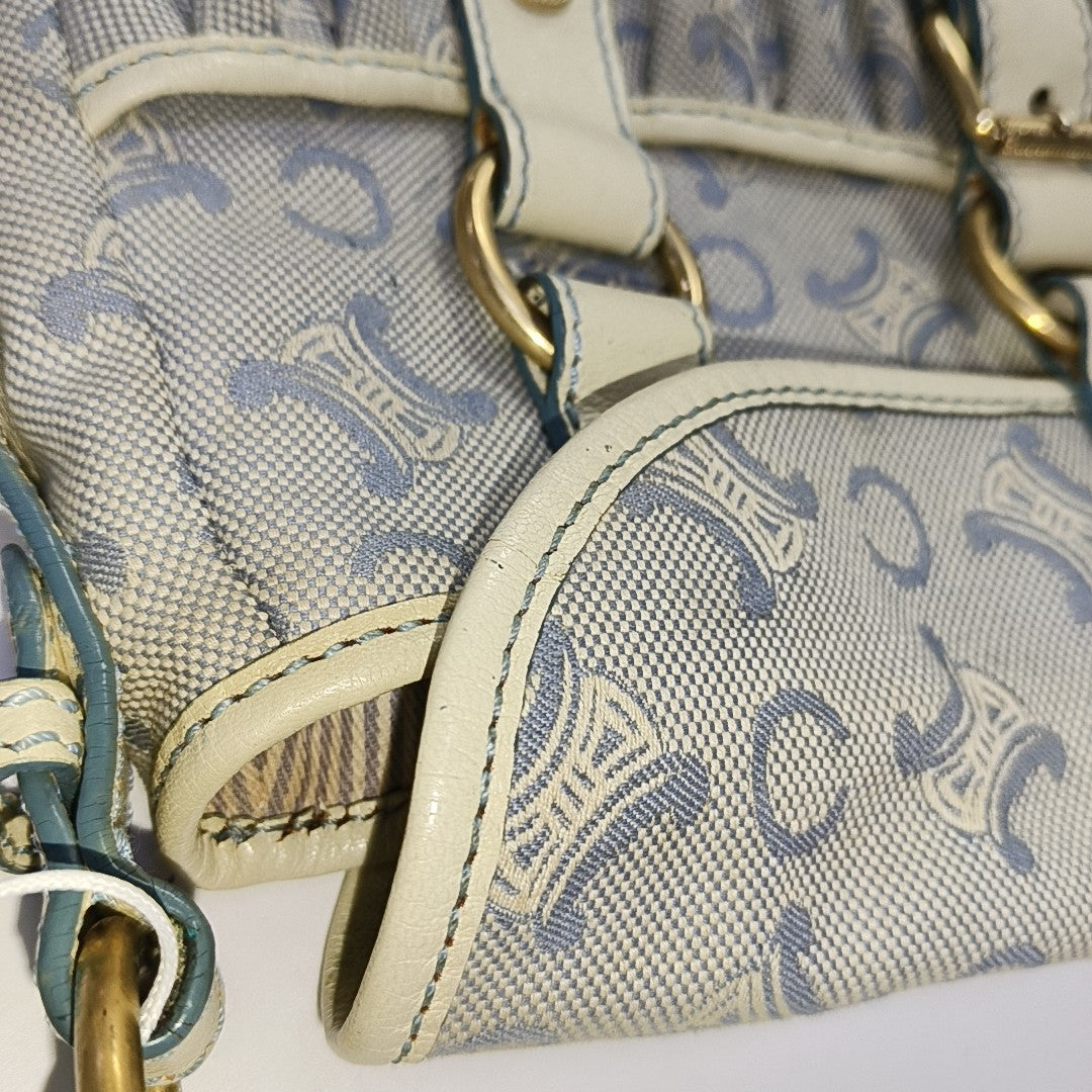 Canvas Shoulder Bag Blue
