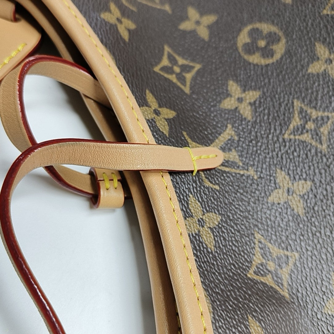 CARRYALL PM Monogram Coated Canvas Brown