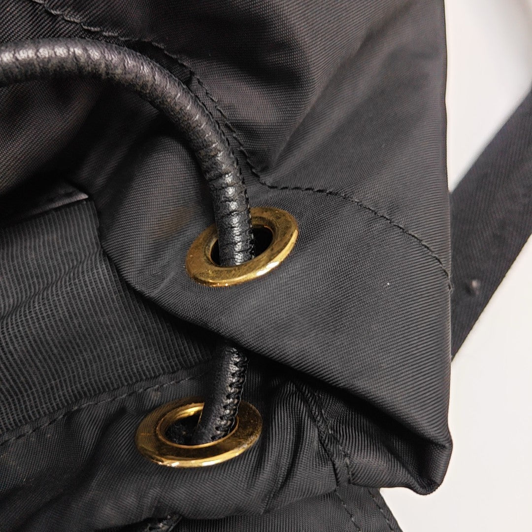 The Rucksack Medium Nylon Black