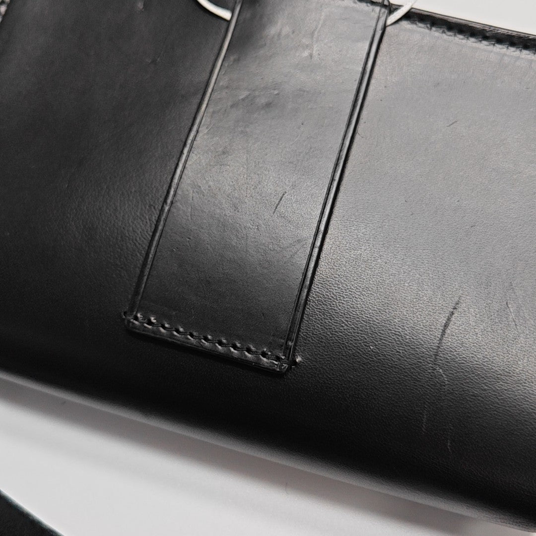 Calfskin Shoulder Bag Black