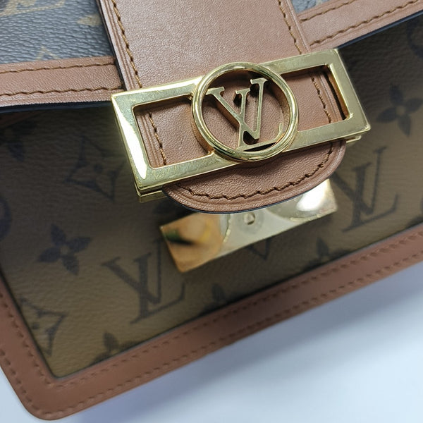DAUPHINE Monogram Coated Canvas Brown