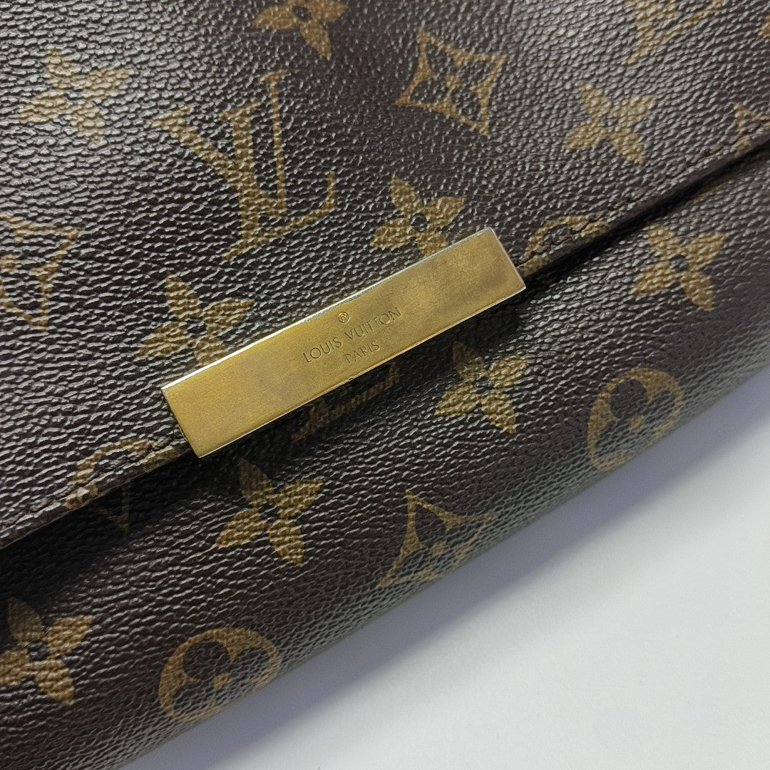 FAVORITE PM Monogram Coated Canvas Brown