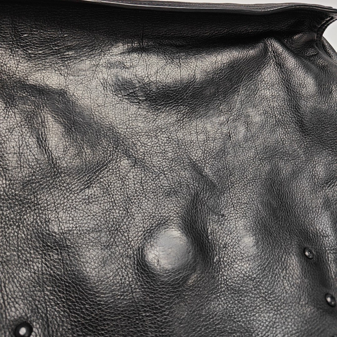 Etiquette Calfskin Black
