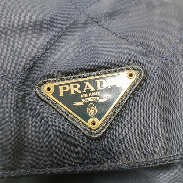 Vintage Quilted Nylon Blue