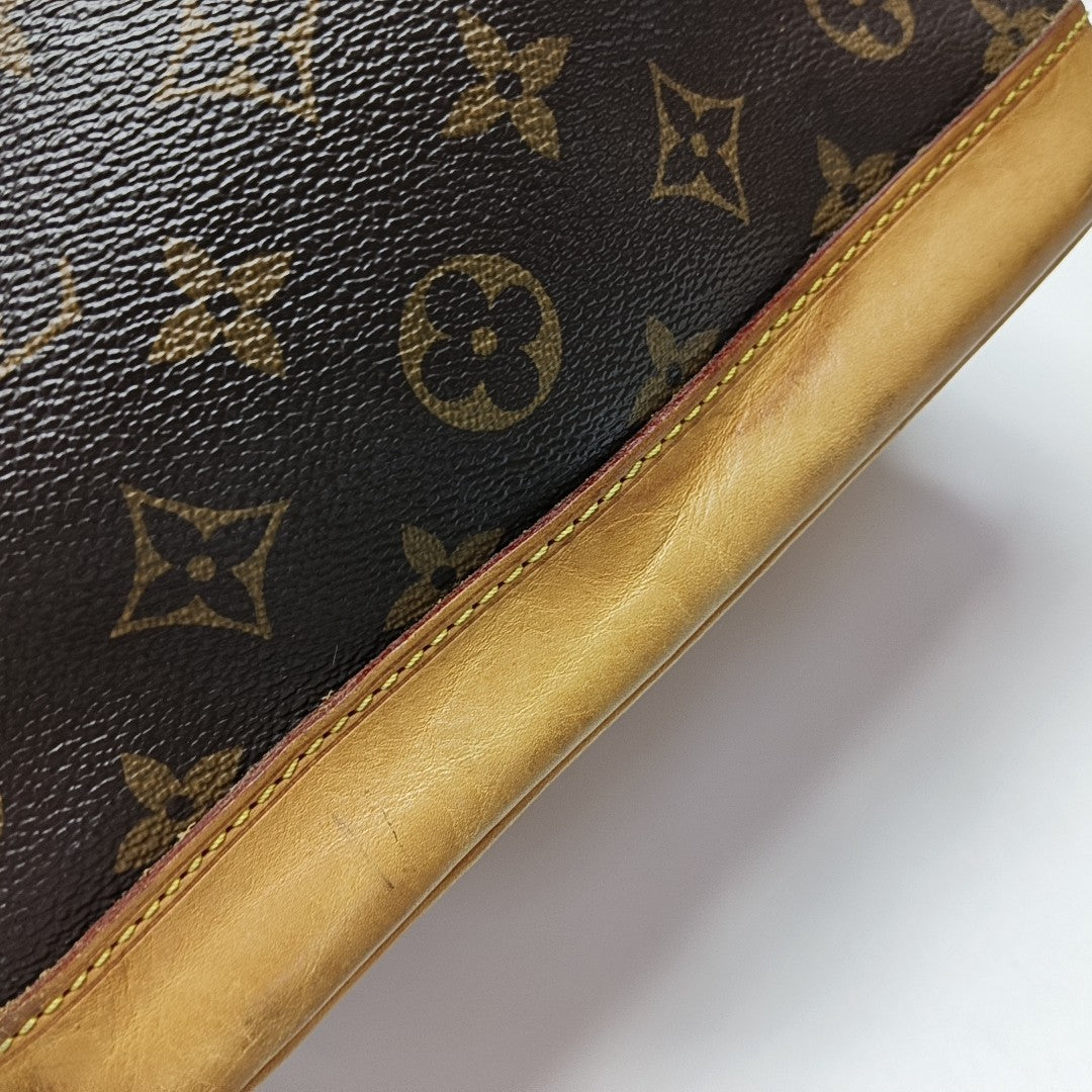 NOÉ BB Monogram Coated Canvas Brown