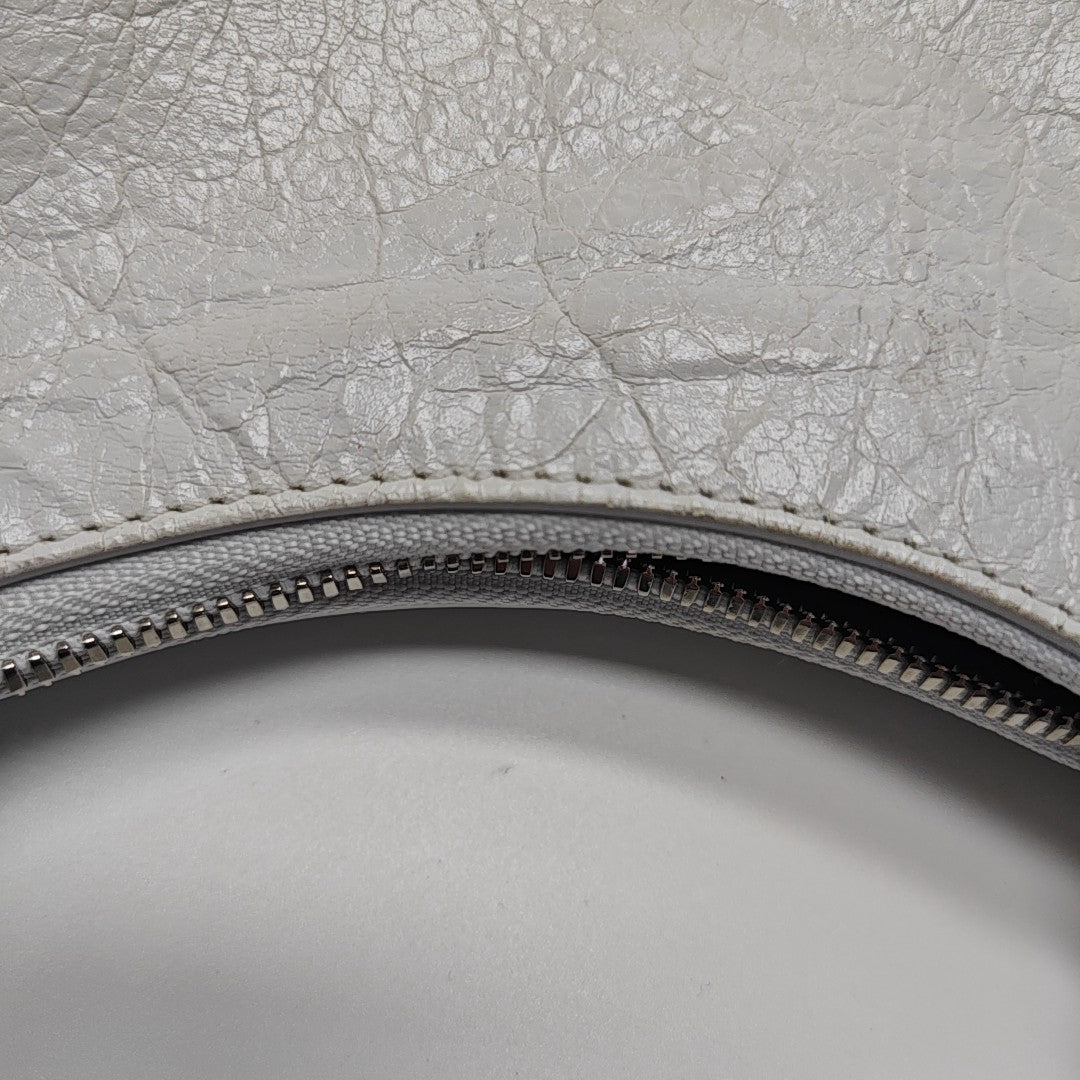 Le Cagole Small Lambskin White