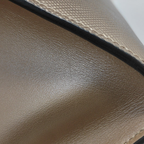 Calfskin Shoulder Bag Beige