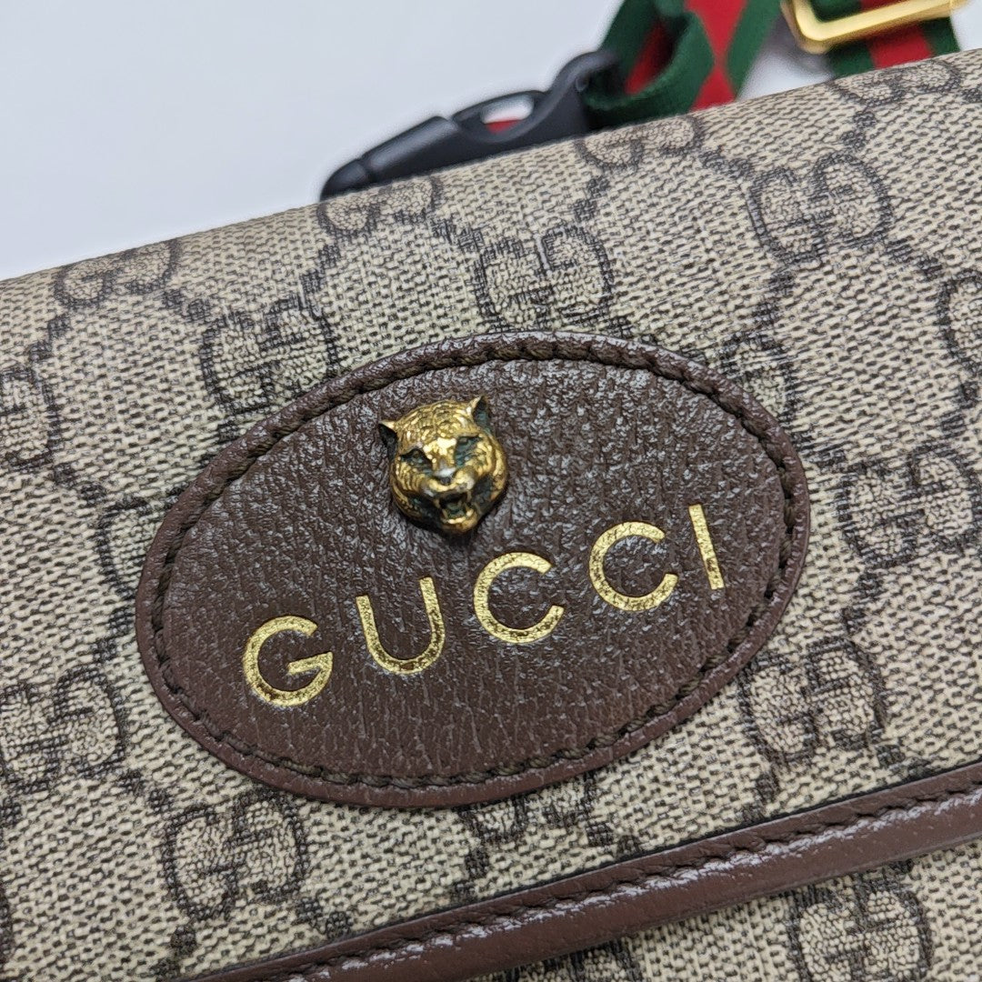 Neo Vintage Monogram Coated Canvas Beige