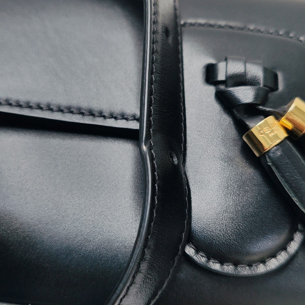 TASSELS Calfskin Black