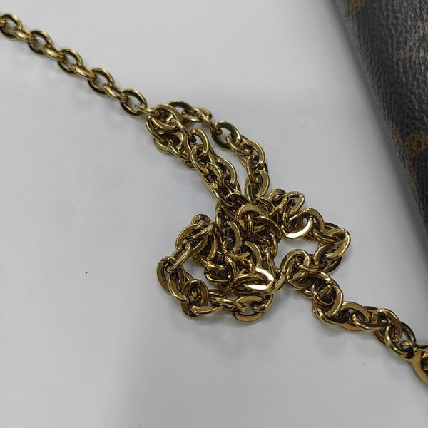 FÉLICIE Monogram Coated Canvas Brown