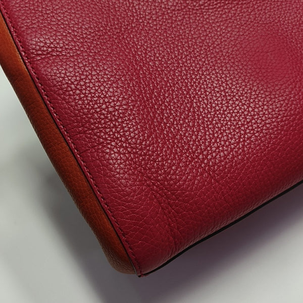 Bamboo 1947 Medium Calfskin Red