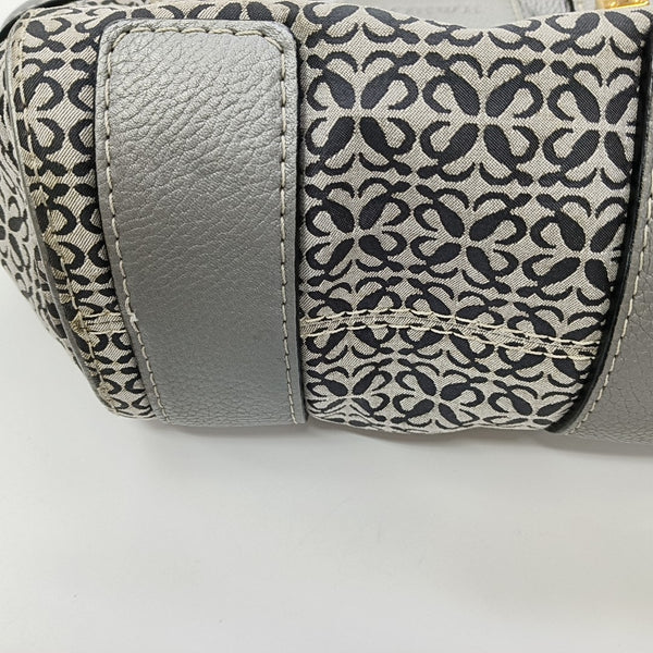 Monogram Canvas Top Handle Bag Gray
