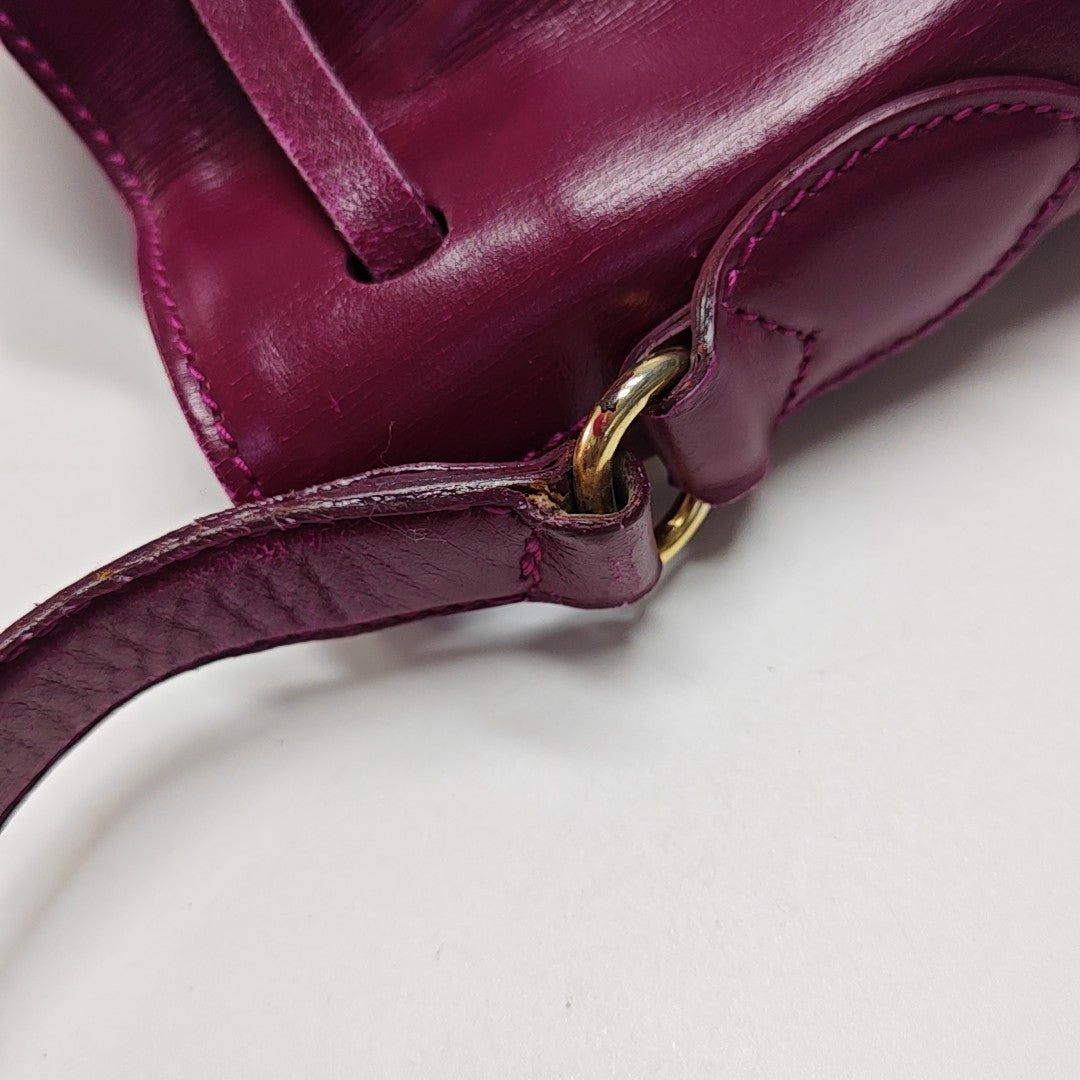 Calfskin Bucket Bag Red