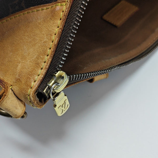 ODEON Monogram Coated Canvas Brown
