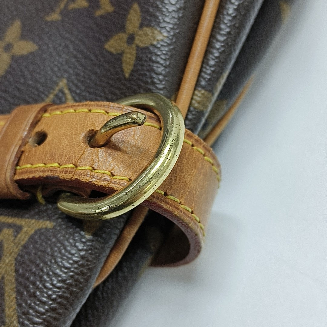 BATIGNOLLES MM Monogram Coated Canvas Brown