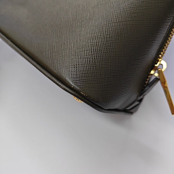 Promenade Small Saffiano Calfskin Green