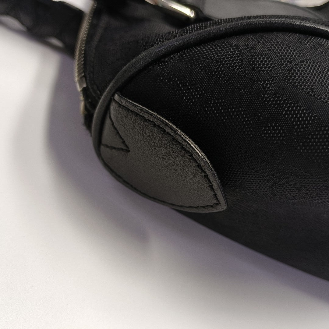 Canvas Top Handle Bag Black